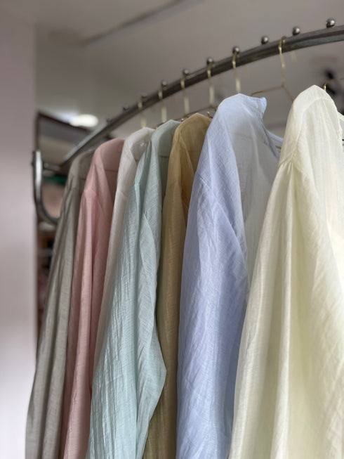 Summer Comfy See Through Shirts With Tank Tops Sets